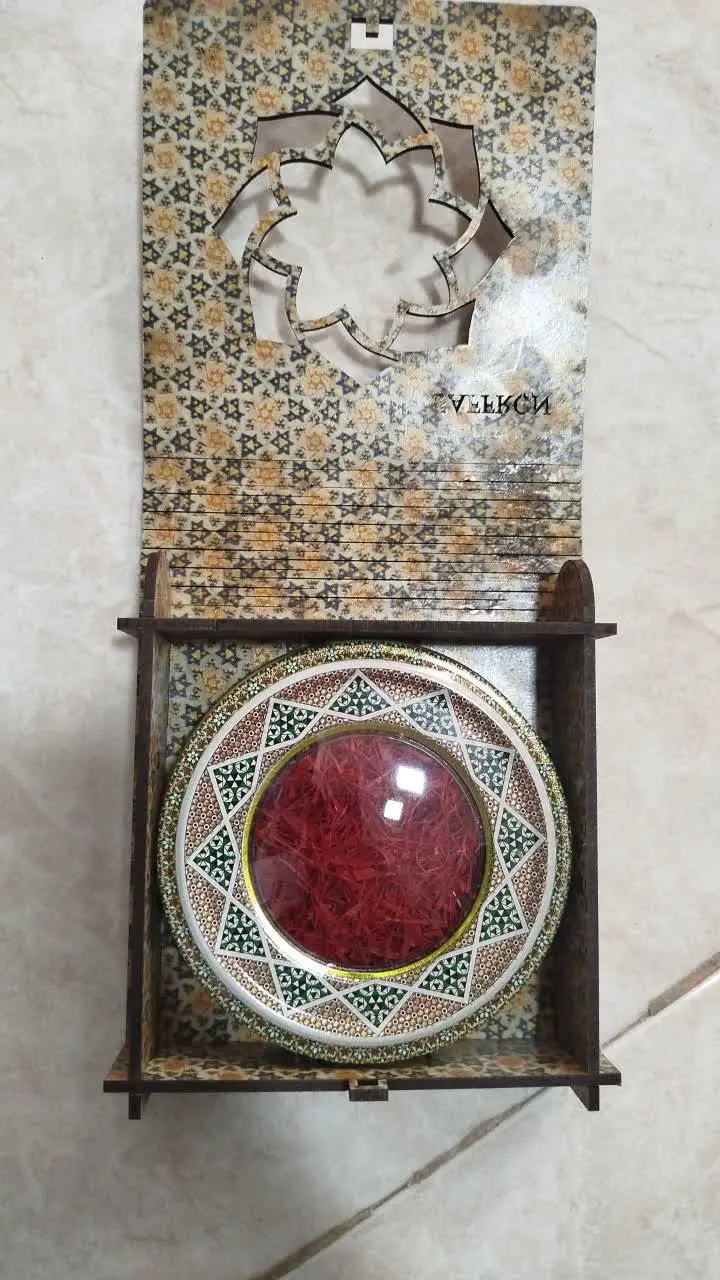 زعفران سوپرنگین ظرف چوبی